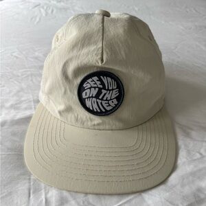 Bearded Goat Men's Cream Baseball Cap with 'See You On The Water' Patch